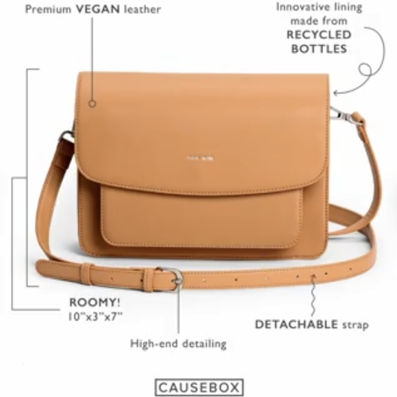 Pixie Mood Zoe Cross body Tan Vegan Bag - Picture 2 of 5